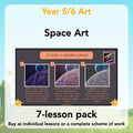 PlanBee Space Art KS2 | Year 5/6 Lessons