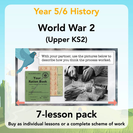 PlanBee Upper KS2 World War 2 History Planning and Resources