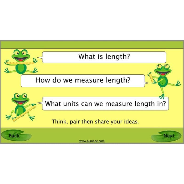 PlanBee Recording Length - Measurement Maths Lessons for Year 4