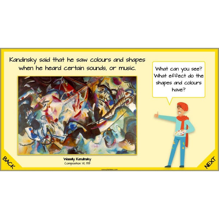 PlanBee Free Wassily Kandinsky for kids art lessons | PlanBee