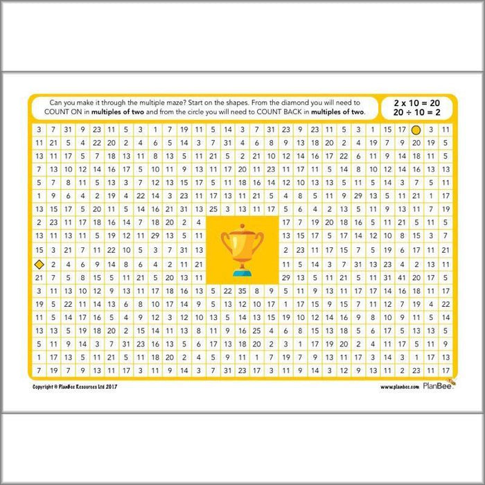 PlanBee KS2 Maths Home Learning Activites for Year 5 & Year 6