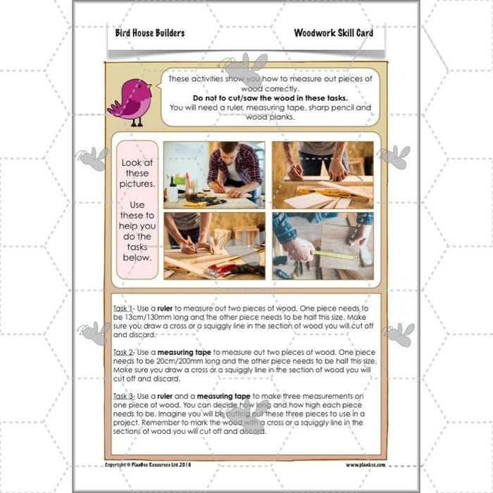 PlanBee Bird House Builders - DT Primary Resources for KS2 Year 6 | PlanBee