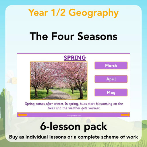 PlanBee The Four Seasons KS1 Lesson Plans & Worksheets by PlanBee