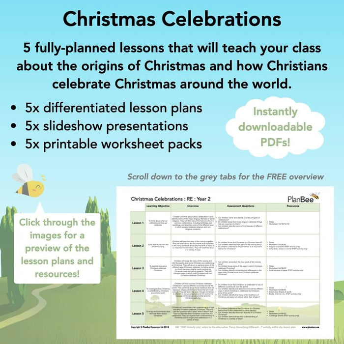PlanBee Christmas Around the World KS1 RE Lessons by PlanBee
