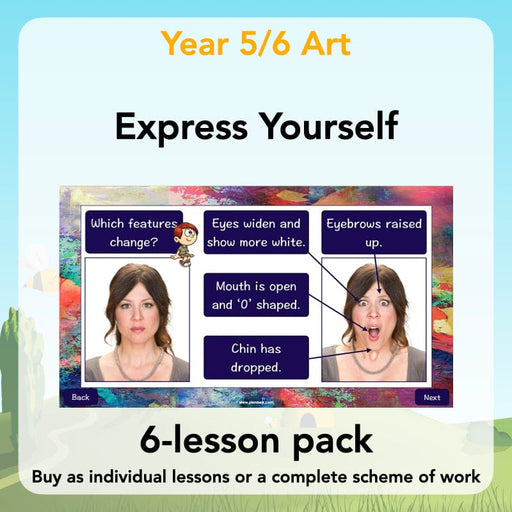 PlanBee Express Yourself Art lessons and resources for KS2 | PlanBee