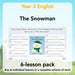 PlanBee The Snowman Activities Year 3 English lessons by PlanBee