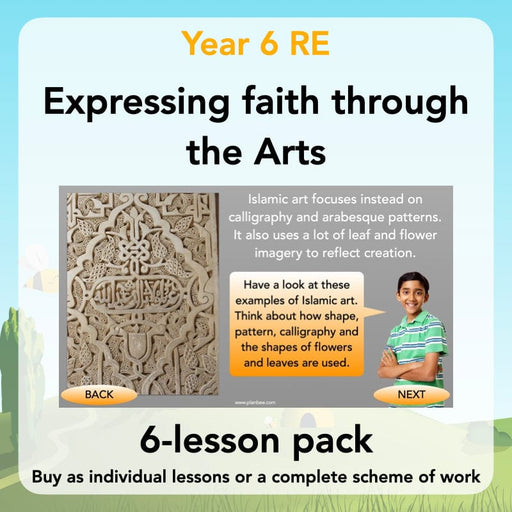 PlanBee Expressing Faith through the Arts KS2 RE lessons by PlanBee