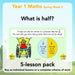 PlanBee What is a half? Fractions for Year 1 by PlanBee