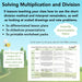 PlanBee Solving Multiplication & Division - KS2 - Year 5 Maths Planning