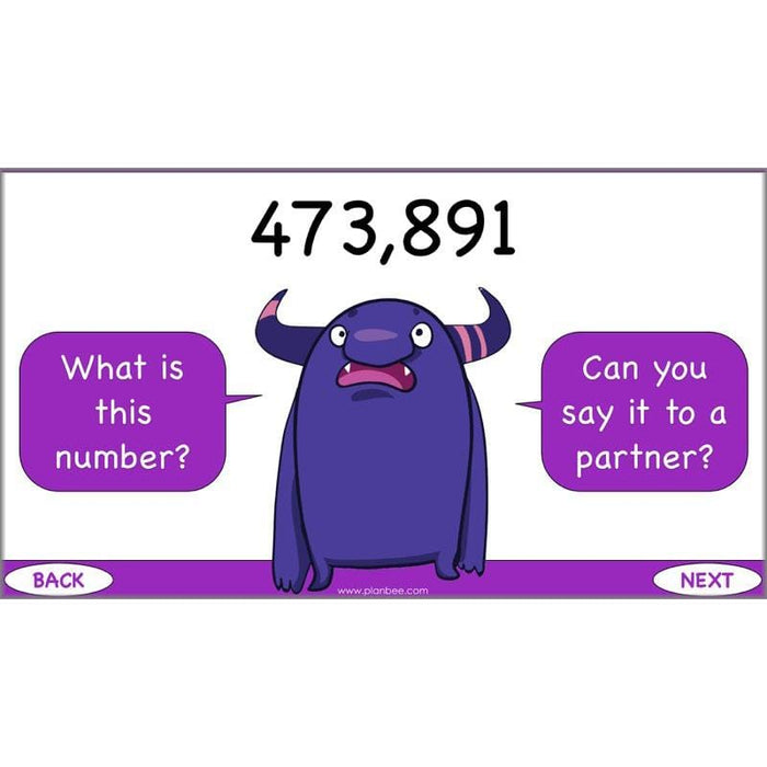 PlanBee A Million Numbers - Year 5 Maths Planning - Number & Place Value