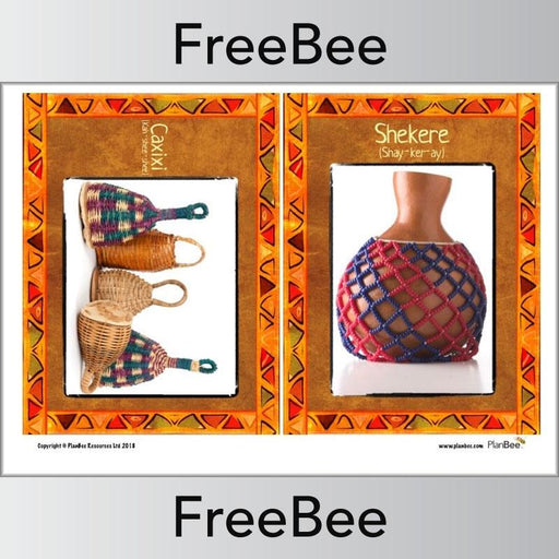 PlanBee African Instruments Posters | Free KS2 posters