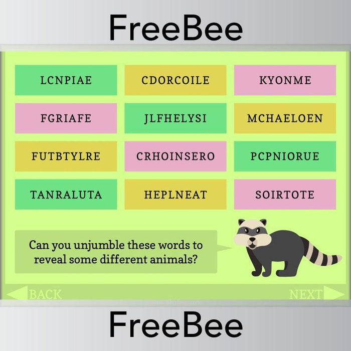 Free Animals of the World Brain Teasers by PlanBee