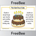 Cake Calming Techniques Posters for Kids by PlanBee