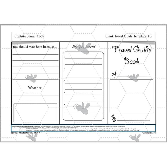 PlanBee Captain Cook KS1 lesson pack for kids by PlanBee