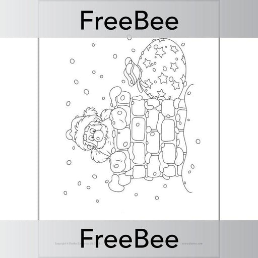 Free Printable Christmas Colouring Pages by PlanBee