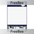 PlanBee Christmas Writing Frames | PlanBee FreeBees