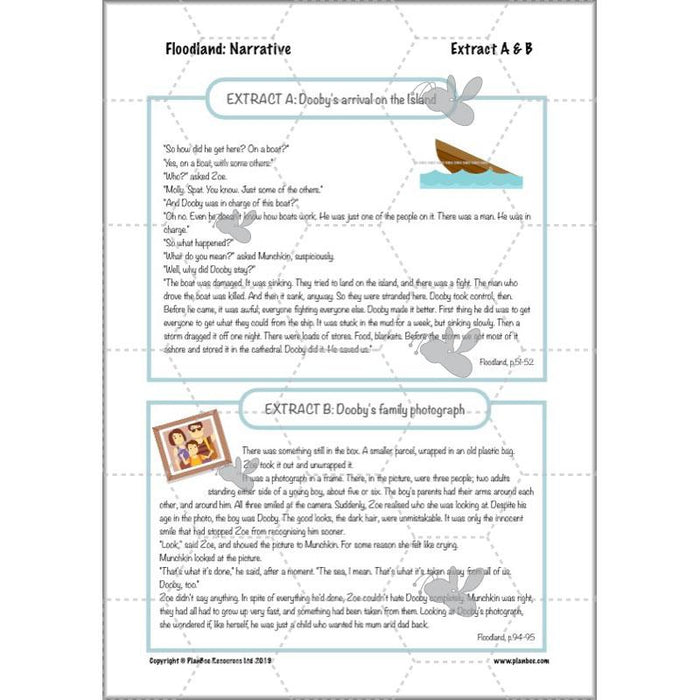 PlanBee Floodland KS2 Lesson Planning Pack | Year 6 English