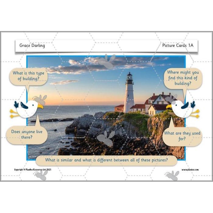 PlanBee Grace Darling KS1 Lesson Planning and Resources by PlanBee