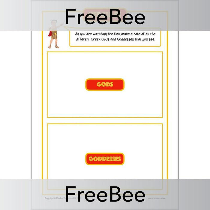Free Printable Hercules Activities Sheets by PlanBee