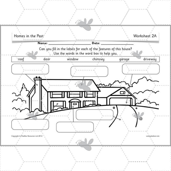 PlanBee Homes in the Past : KS1 History Planning for Year 1