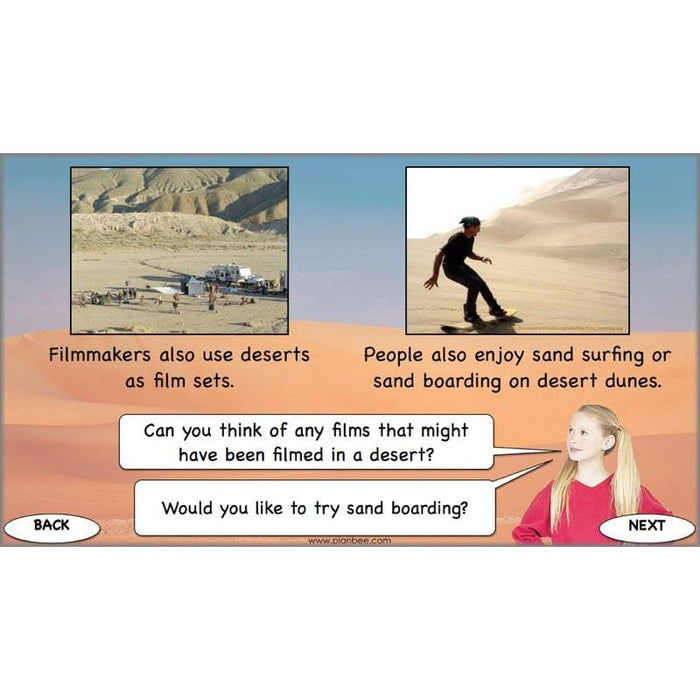 PlanBee In the Desert: Complete set of Geography lessons for Year 3 & Year 4