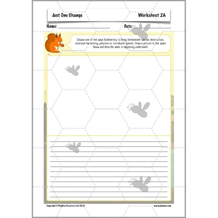 PlanBee Ecosystems for Kids | Just One Change ESR Lessons | PlanBee