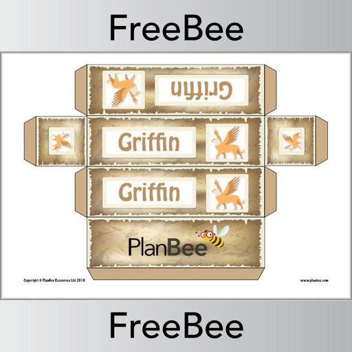 PlanBee FREE Mythical Creatures ks2 Name Labels | PlanBee FreeBees