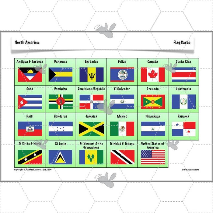 PlanBee North America KS2 Geography Lesson Pack by PlanBee