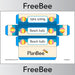 PlanBee FREE Seaside Table Name Labels by PlanBee