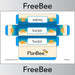 PlanBee FREE Seaside Table Name Labels by PlanBee