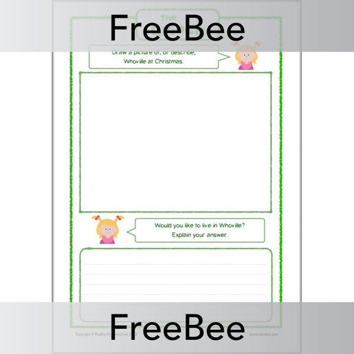 Free The Grinch Activity Sheets by PlanBee