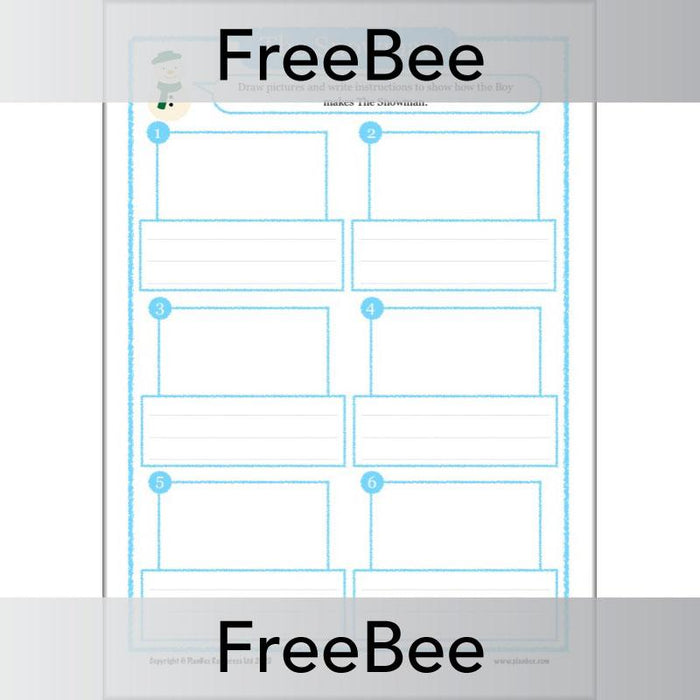 Free The Snowman Activity Sheets by PlanBee