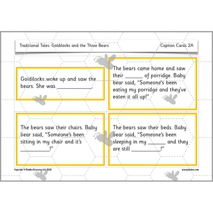 PlanBee Traditional Tales Year 1 English Lessons by PlanBee