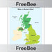 PlanBee FREE Map of UK KS1 by PlanBee