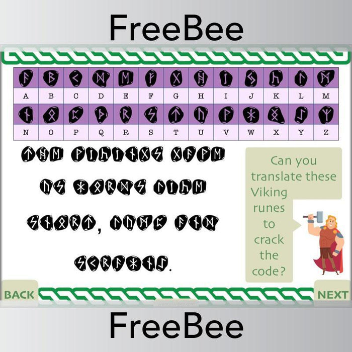 Free Viking Riddles and Runes Brain Teasers by PlanBee