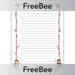PlanBee Free Viking Page Border Writing Frames by PlanBee