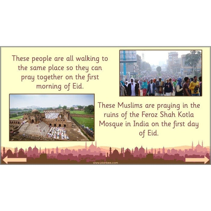 PlanBee What do Muslims celebrate? - Islamic Festivals: KS1 RE Lesson Plans