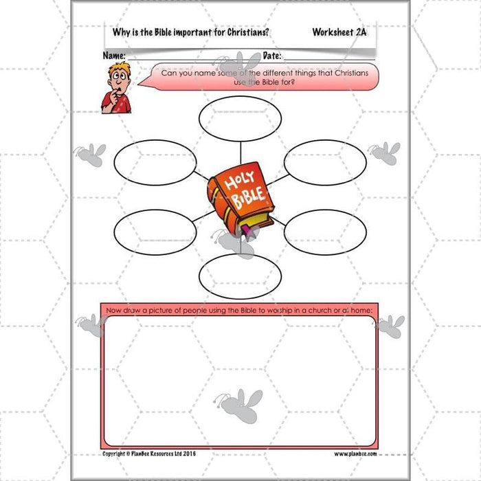 PlanBee What is the Christian Bible?: Year 3 KS1 RE Lessons & Resources