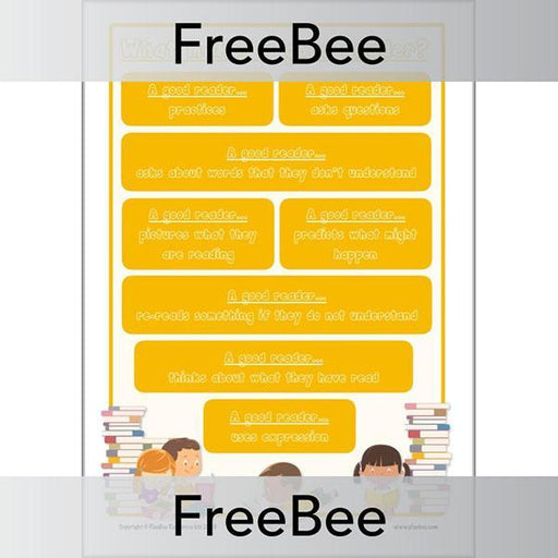 PlanBee What Makes a Good Reader Posters for KS1 and KS2