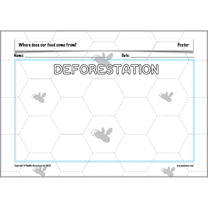 PlanBee Where Does Our Food Come From? KS2 Geography pack by PlanBee