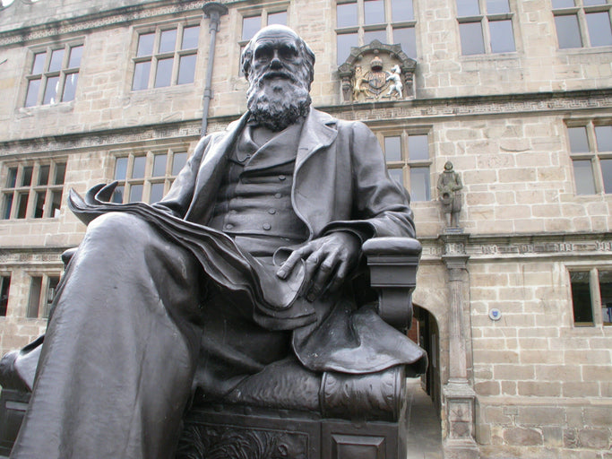 Statue of Charles Darwin