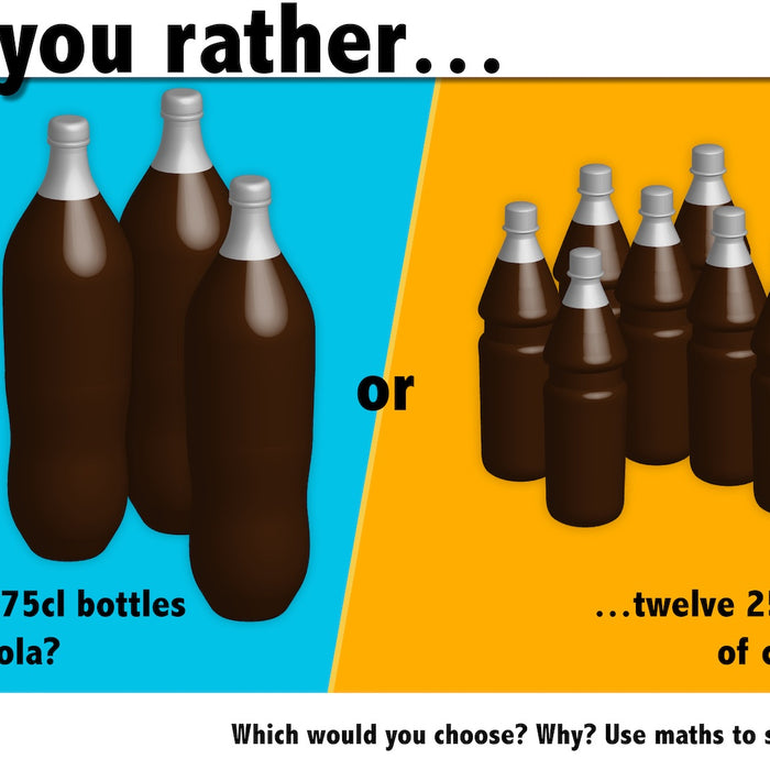 Would you rather…? Maths reasoning questions № 1