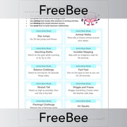 PlanBee 50 Brain Break Activity Cards for KS1 & KS2 | Free Download