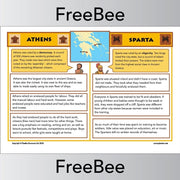 PlanBee Athens and Sparta KS2 Comparison Chart | Primary History