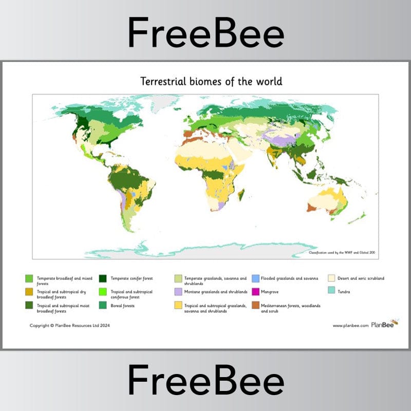 Biomes Large Map Biome Map With Biomes
