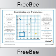 PlanBee Coordinates and Translation Year 4 PlanBee FreeBees