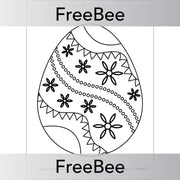 PlanBee Free Easter Colouring Pages Printable by PlanBee