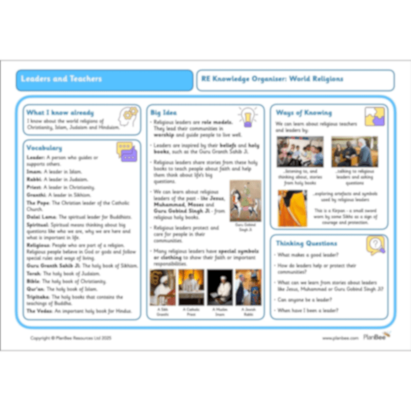 Leaders and Teachers