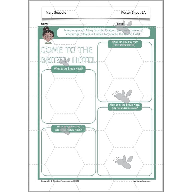 PlanBee Mary Seacole History KS1 lessons by Planbee