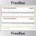 PlanBee Free Number Line to 30 Downloadable Resource from PlanBee